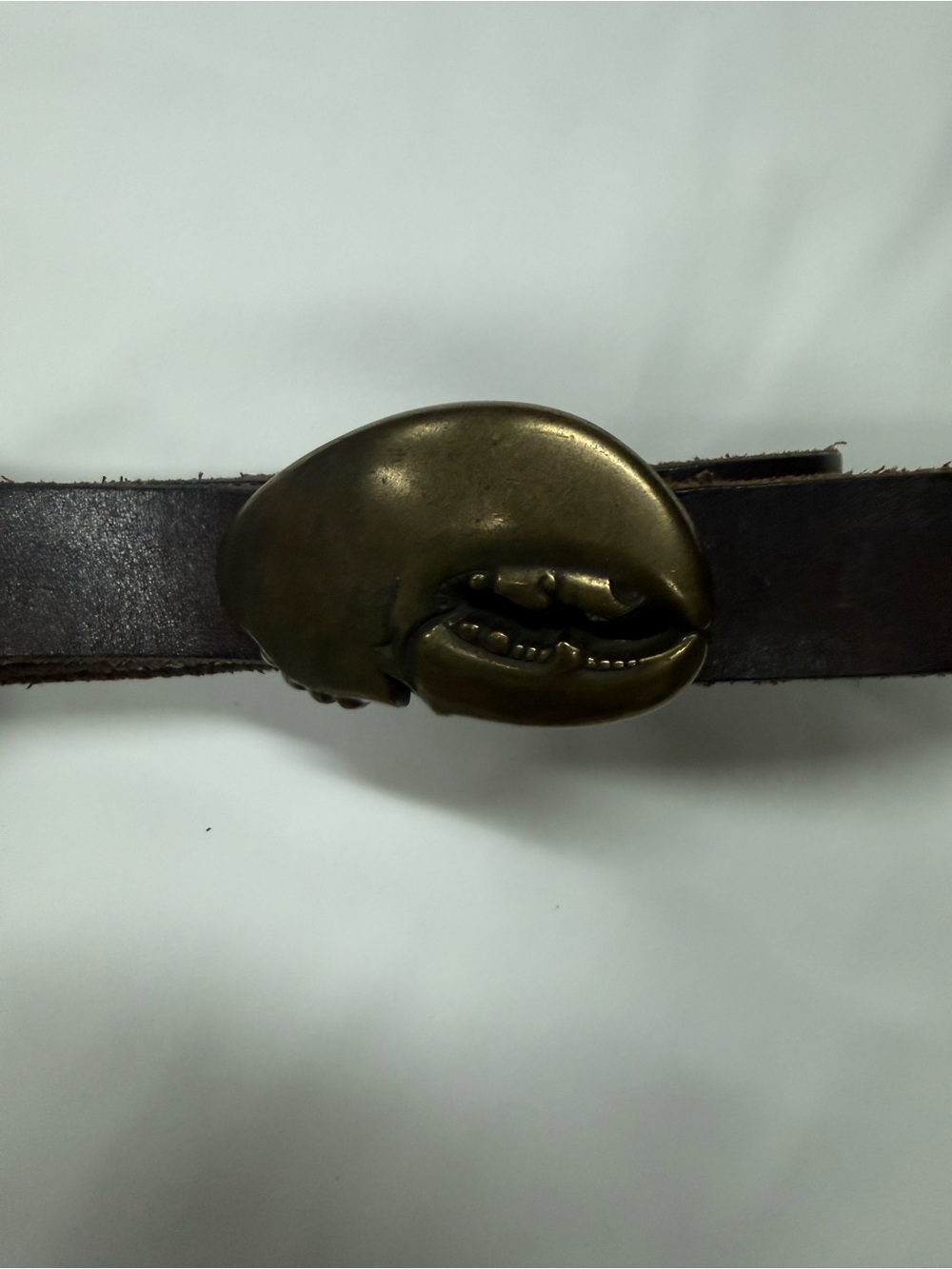 Vintage J.Crew Leather Belt Bundle Lobster & Whale Buckles Sz S - Picture 3 of 7